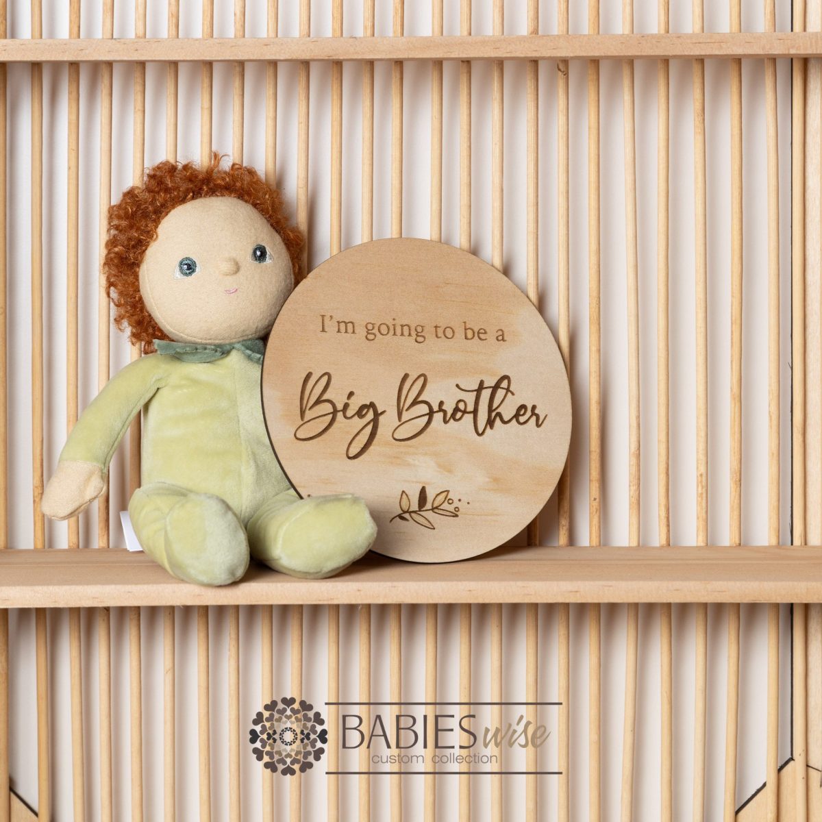 Sibling Pregnancy Announcement Plaque-" Big Brother & Big Sister" Reveal Plaque - Image 2