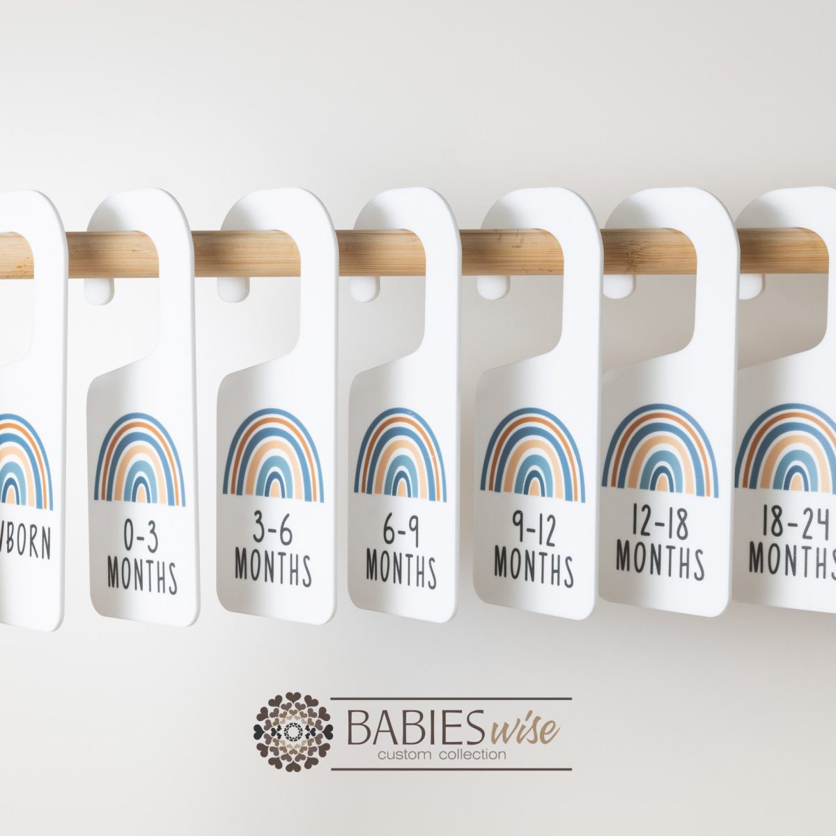 "Wardrobe Divider Hangers"- Acrylic Printed Rainbow - Image 3