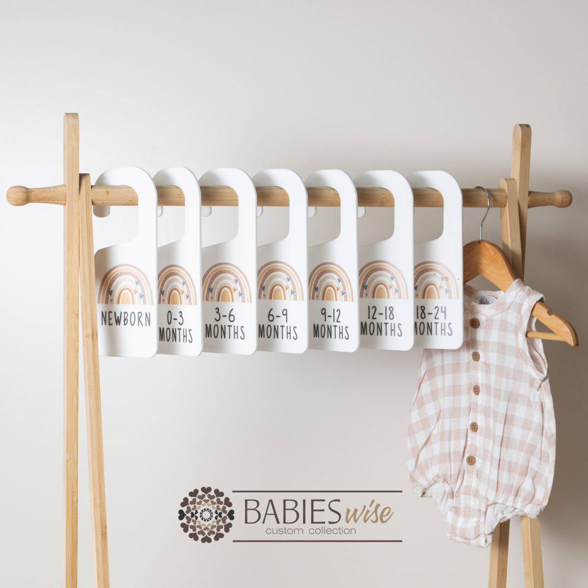 "Wardrobe Divider Hangers"- Acrylic Printed Rainbow