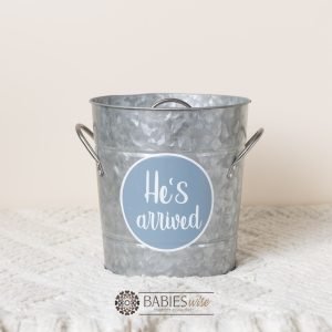 Baby Announcement "Ice Bucket" Gift Pack - Champagne Glass Set with Decals - Image 7