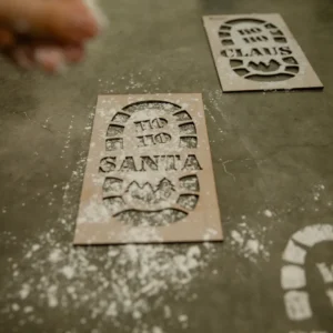 Timber Santa Footprint <br> Stencil Christmas Eve <br>Santa Footprints - Image 3