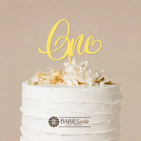 One Cake Topper <br> First Birthday - Image 4